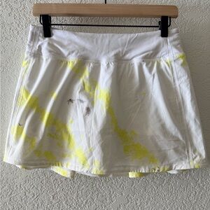 LULULEMON Pace Rival Mid-Rise Skirt Long Cross Court Wash Electric Women’s Sz 6